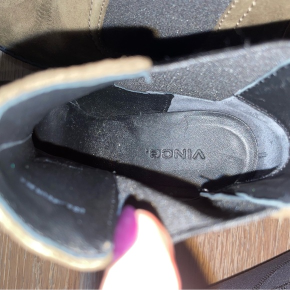 VINCE Henderson Water resistant army green ankle boots - Picture 9 of 10